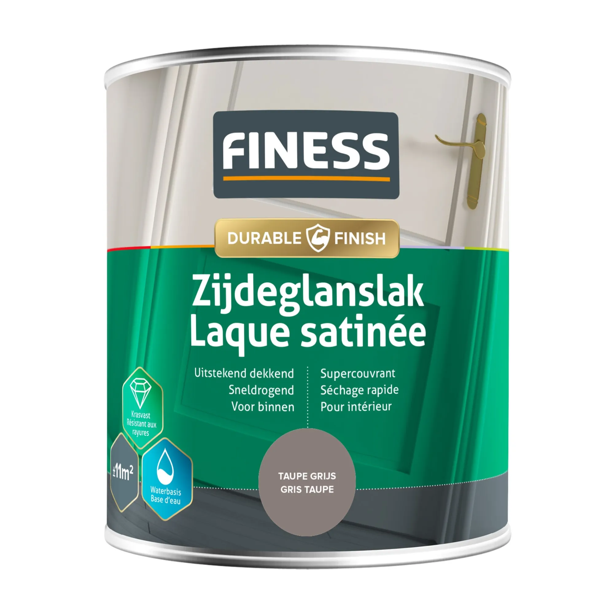 Finess Lakken>Lak waterb ZG taupe 14413 750ml