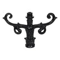 Diamant Buitenverlichting|Buitenverlichting>Lamp kroon Katwijk 1 lamps Zwart