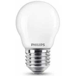 Philips Binnenverlichting>Lamp LED bol mat 60W E27