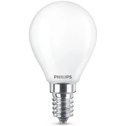 Philips Binnenverlichting>Lamp LED bol mat 40W E14 2st.