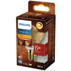 Philips Binnenverlichting>Lamp LED bol met spiraal dimbaar Vintage 15W E14