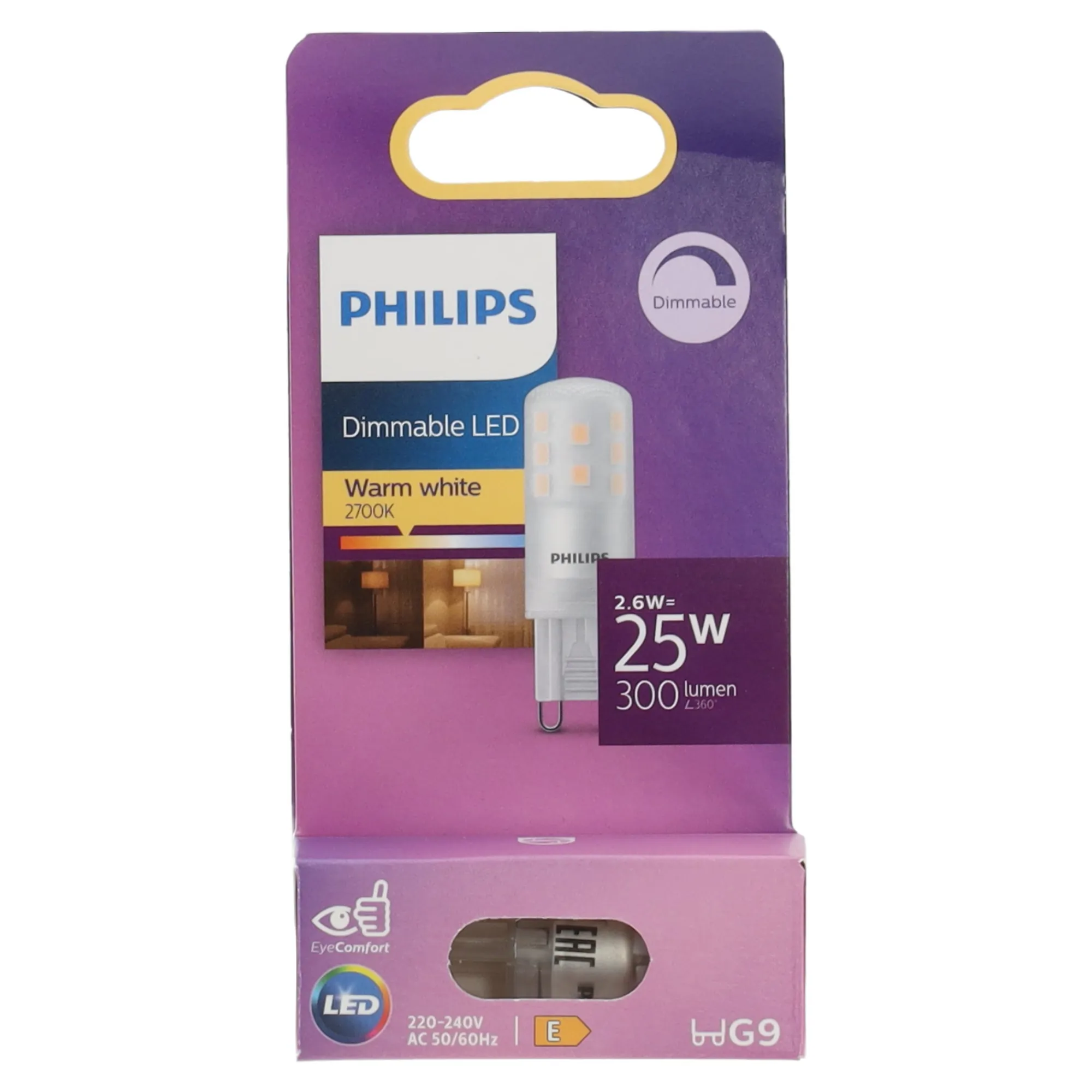 Philips Bouwlampen>Lamp LED cap 25W G9 dim