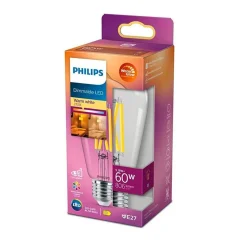 Philips Binnenverlichting>Lamp LED Edison dimbaar 60W E27