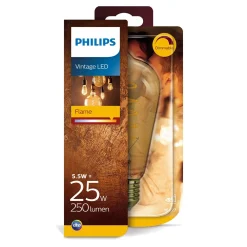 Philips Binnenverlichting>Lamp LED Edison met spiraal dimbaar Vintage 25W E27