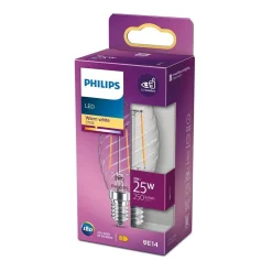 Philips Binnenverlichting>Lamp LED kaars deco 25W E14