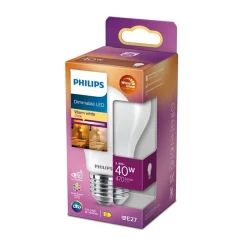 Philips Binnenverlichting>Lamp LED peer mat dimbaar 40W E27