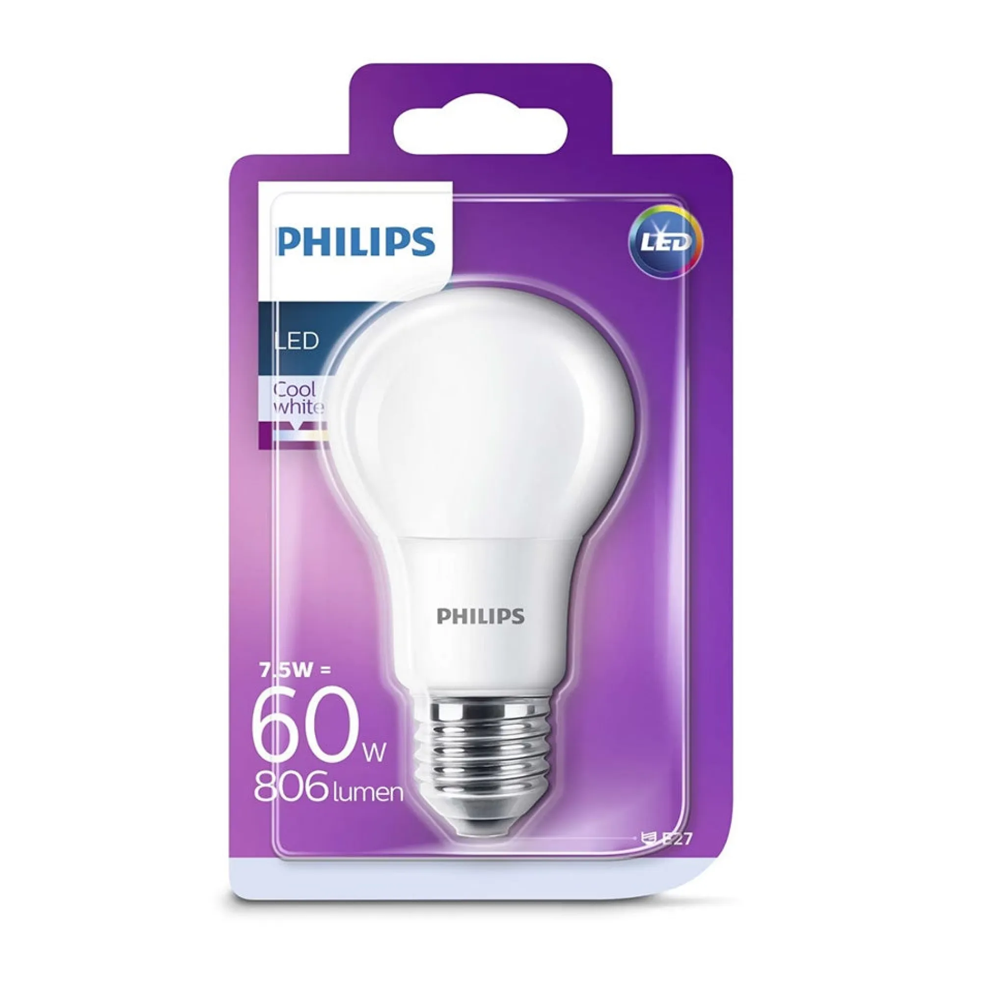Philips Binnenverlichting>Lamp LED peer mat 60W E27