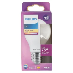 Philips Bouwlampen>Lamp LED peer mat 75W E27