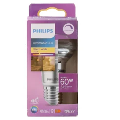 Philips Binnenverlichting>Lamp LED spot 60W E27 dim