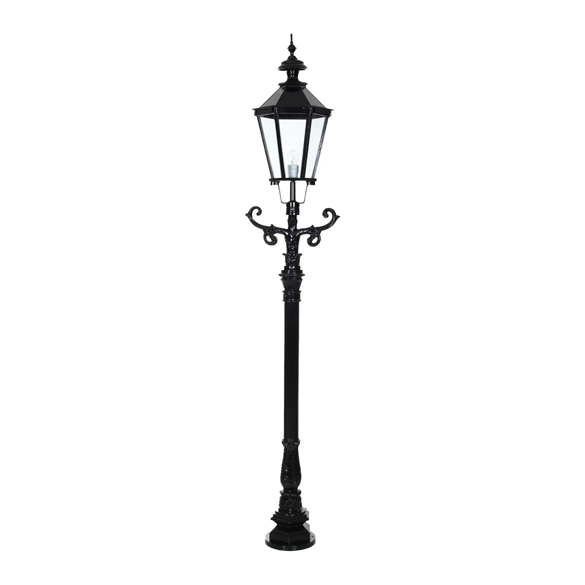 Diamant Buitenverlichting|Buitenverlichting>Lamp staand Volendam 51 cm Zwart
