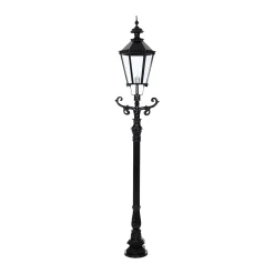 Diamant Buitenverlichting|Buitenverlichting>Lamp staand Volendam 61 cm Zwart