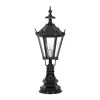 Diamant Buitenverlichting|Buitenverlichting>Lamp Zaandam 61 cm staand Zwart