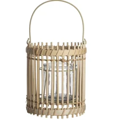 Gusta Woondecoratie>Lantaarn bamboe 20 cm naturel