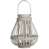 Gusta Woondecoratie>Lantaarn bamboe 22 cm Taupe