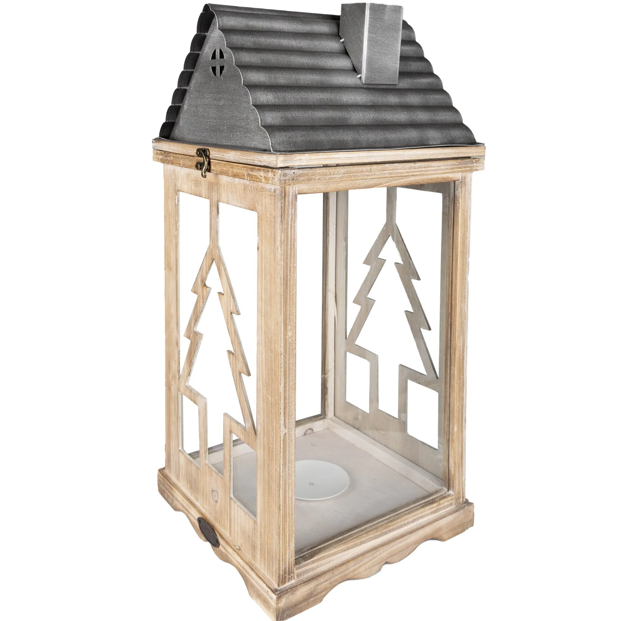 O'malley Kerstdecoratie>Lantaarn kerstboom 15x31cm