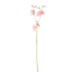 Decoris Kunstplanten En Kunstbloemen>Lathyrus op steel roze 60 cm