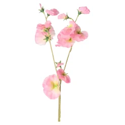 Decoris Kunstplanten En Kunstbloemen>Lathyrus op steel roze 60 cm