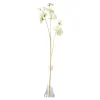 Decoris Kunstplanten En Kunstbloemen>Lathyrus op steel wit 60 cm