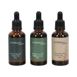 Azoza Badkameraccessoires>Lichaamsverzorging olieset 3 stuks Eco Habit