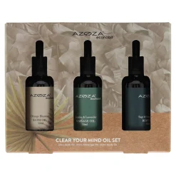 Azoza Badkameraccessoires>Lichaamsverzorging olieset 3 stuks Eco Habit