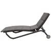 Bois le Duc Tuinstoelen>Ligbed Marcone antraciet met kussen