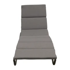 Bois le Duc Tuinstoelen>Ligbed Marcone antraciet met kussen