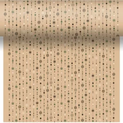 Duni Kerstdecoratie>Loper cel 40 x 480 cm 3-in-1 Natural Yuletid