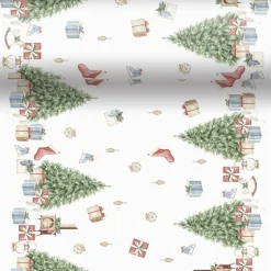 Duni Kerstdecoratie>Loper cel 40 x 480 cm 3-in-1 Tree and Gift