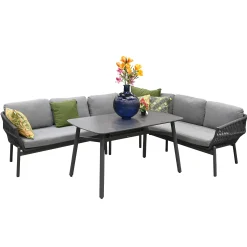 Bois le Duc Loungesets>Loungeset Lariana Antraciet