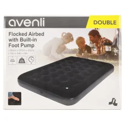 Avenli Slaapzakken En Luchtbedden>Luchtbed 2persoon met pomp 191x136x22