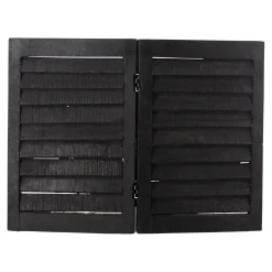 O'malley Woondecoratie>Luik hout 40 x 30 cm zwart