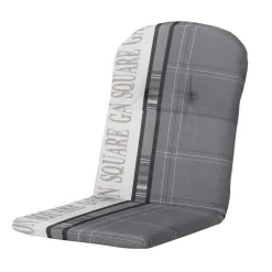 Madison Tuinkussens>garden grey kuipkussen hoog 45x96