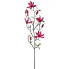 Mica Decorations Kunstplanten En Kunstbloemen>Magnolia donkerroze 75 cm