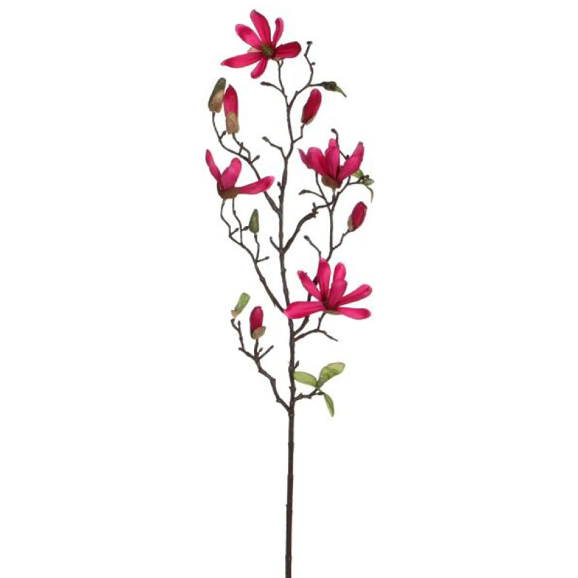 Mica Decorations Kunstplanten En Kunstbloemen>Magnolia donkerroze 75 cm