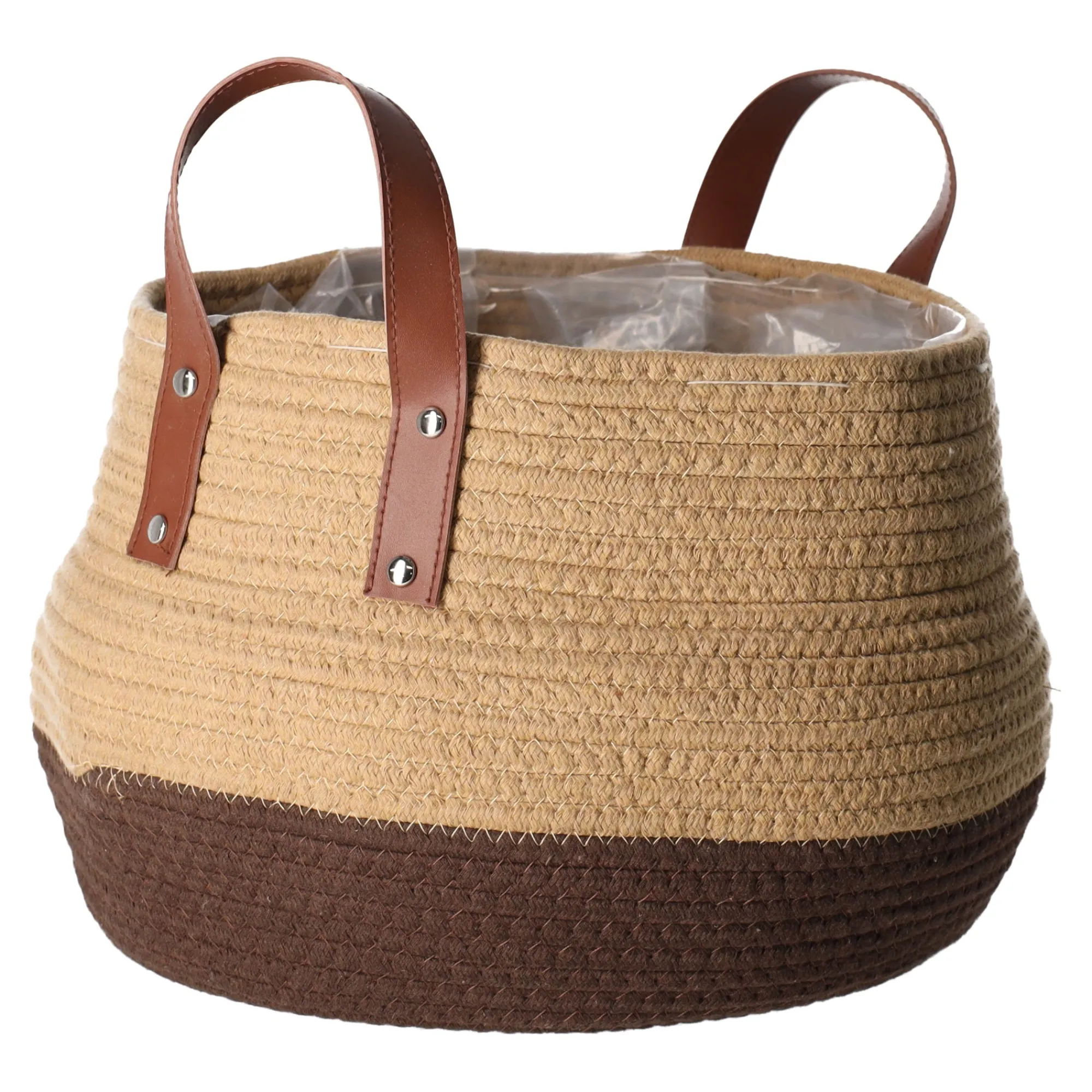 O'malley Woondecoratie>Mand Boitron 29 cm jute-coffee