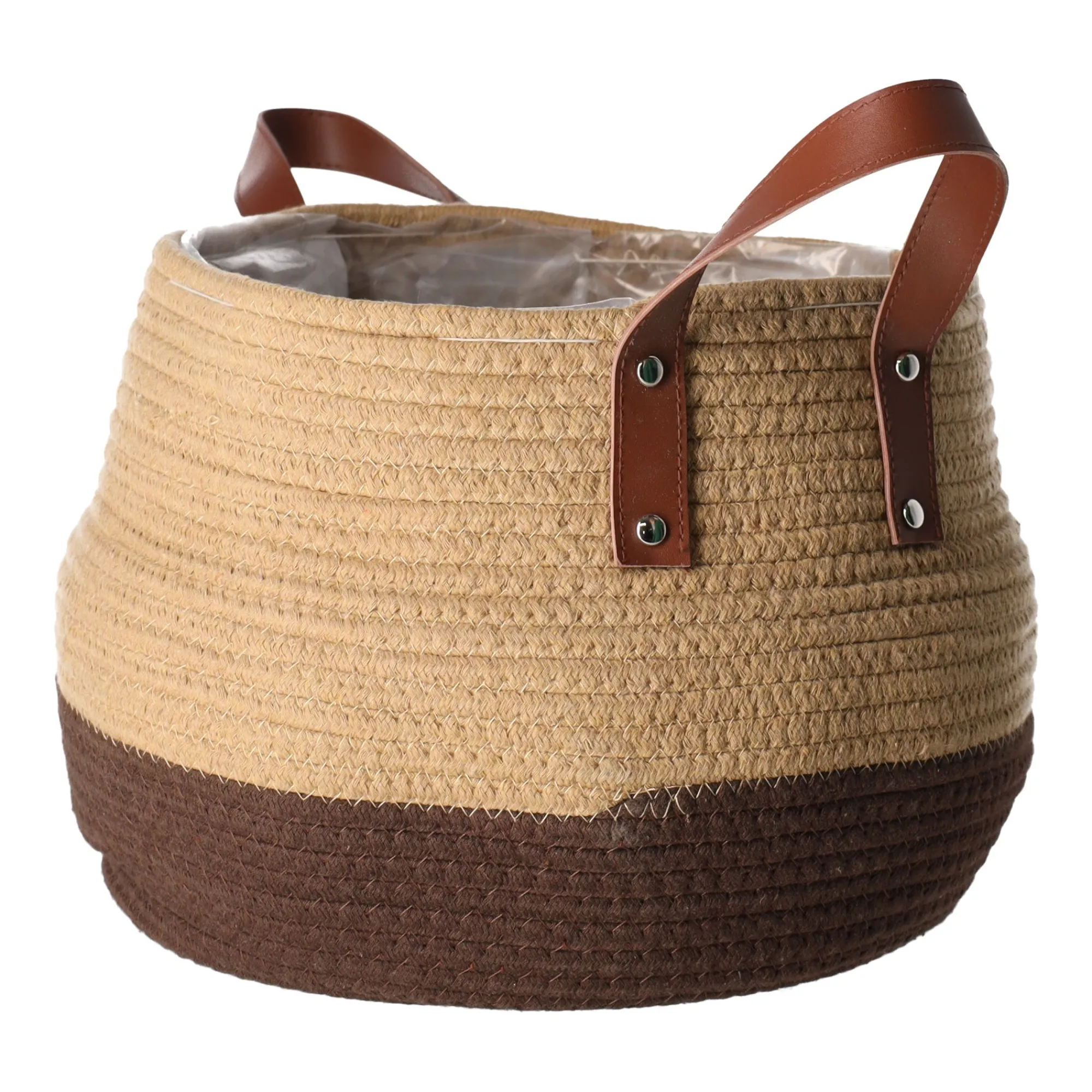 O'malley Woondecoratie>Mand Boitron 29 cm jute-coffee