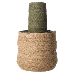 Natural Collections Woondecoratie>Mand zeegras 22 x 38 cm natural green