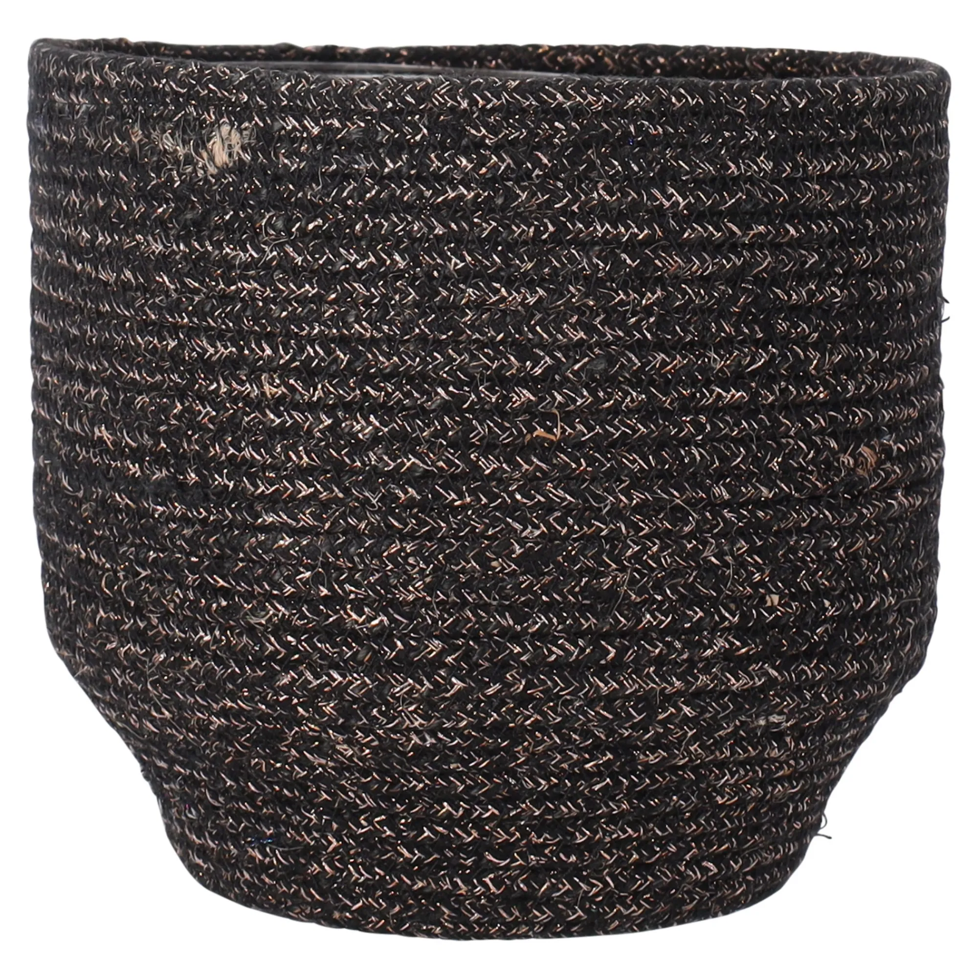 Vazen En Potten>Mand zwart 18 x 18 cm