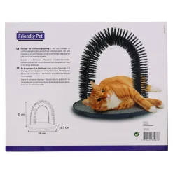 Friendly Pet Kattenverzorging>Massageborstel kat boog 36x28,5x35cm