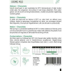Horti Tops Moestuin>Meloenen Charentais zaad