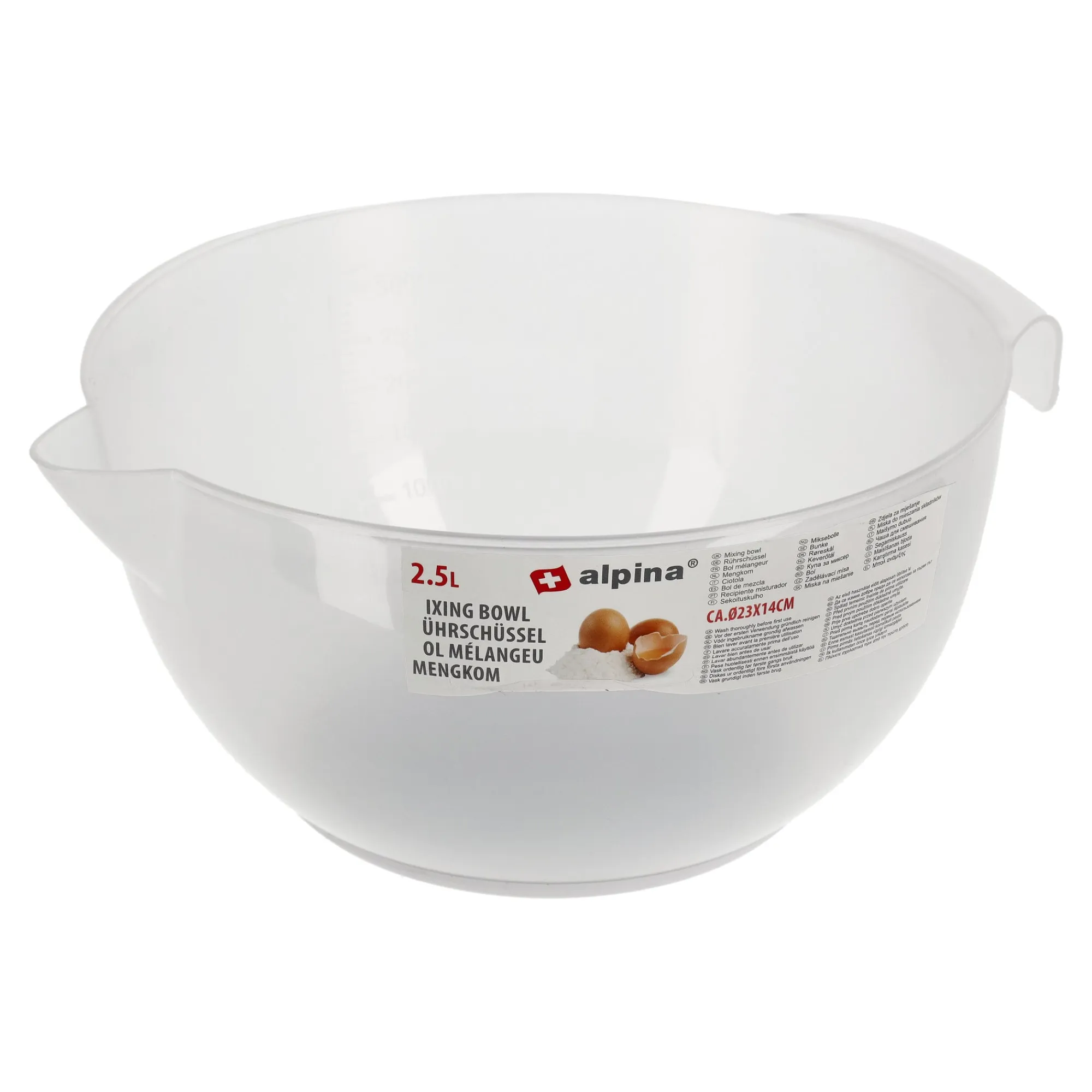 Alpina Koken & Tafelen>Mengkom D23x14cm assorti