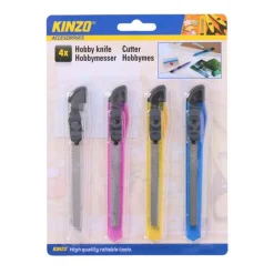 Kinzo Handgereedschap>Mes afbreek 4st.