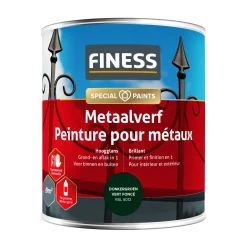 Finess Lakken>Metaalverf hoogglans donkergroen 6012 750