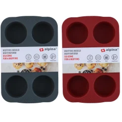 Alpina Koken & Tafelen>Muffinvorm 26,5x17,3x4 cm -