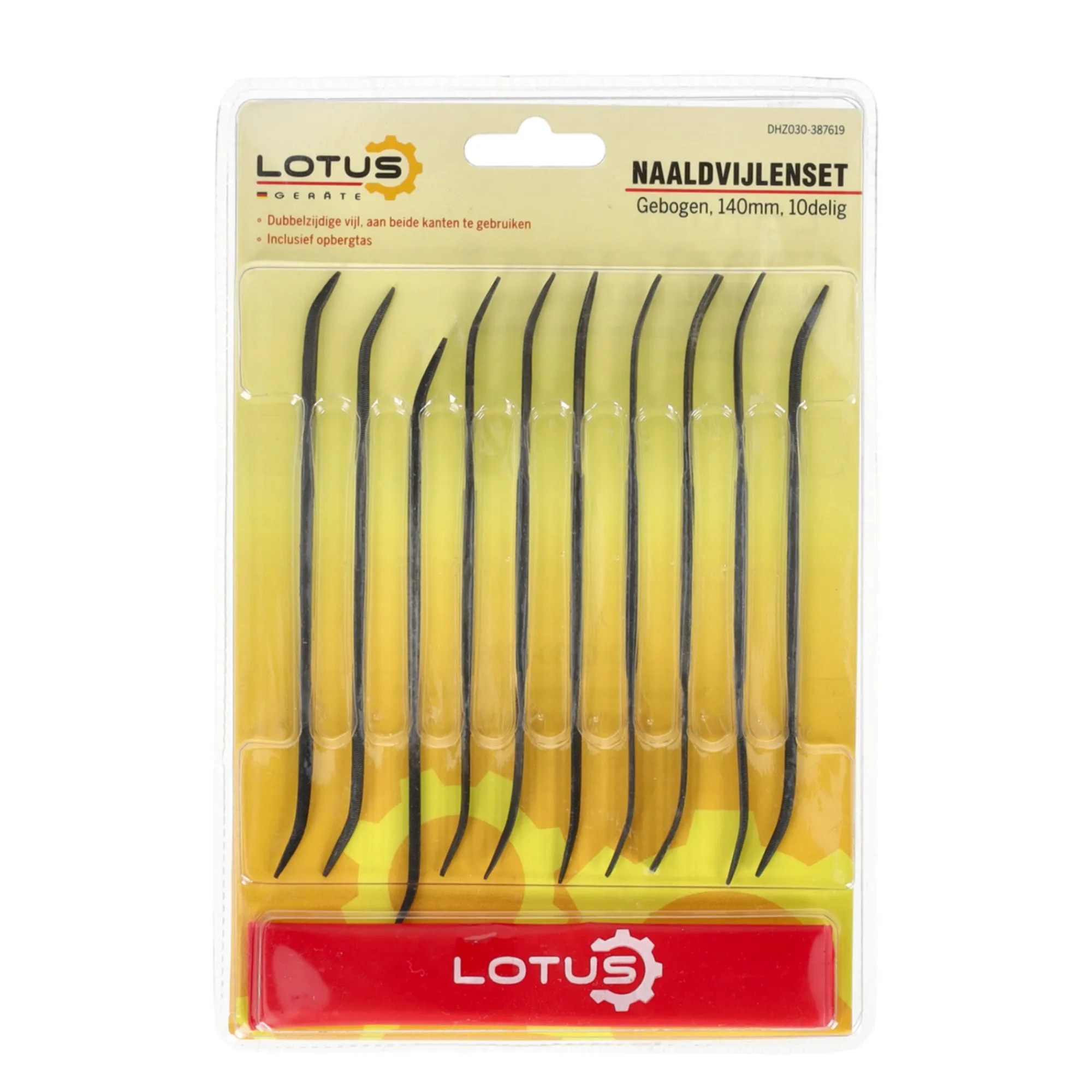 Lotus Handgereedschap>Naaldvijlenset gebogen 10-delig