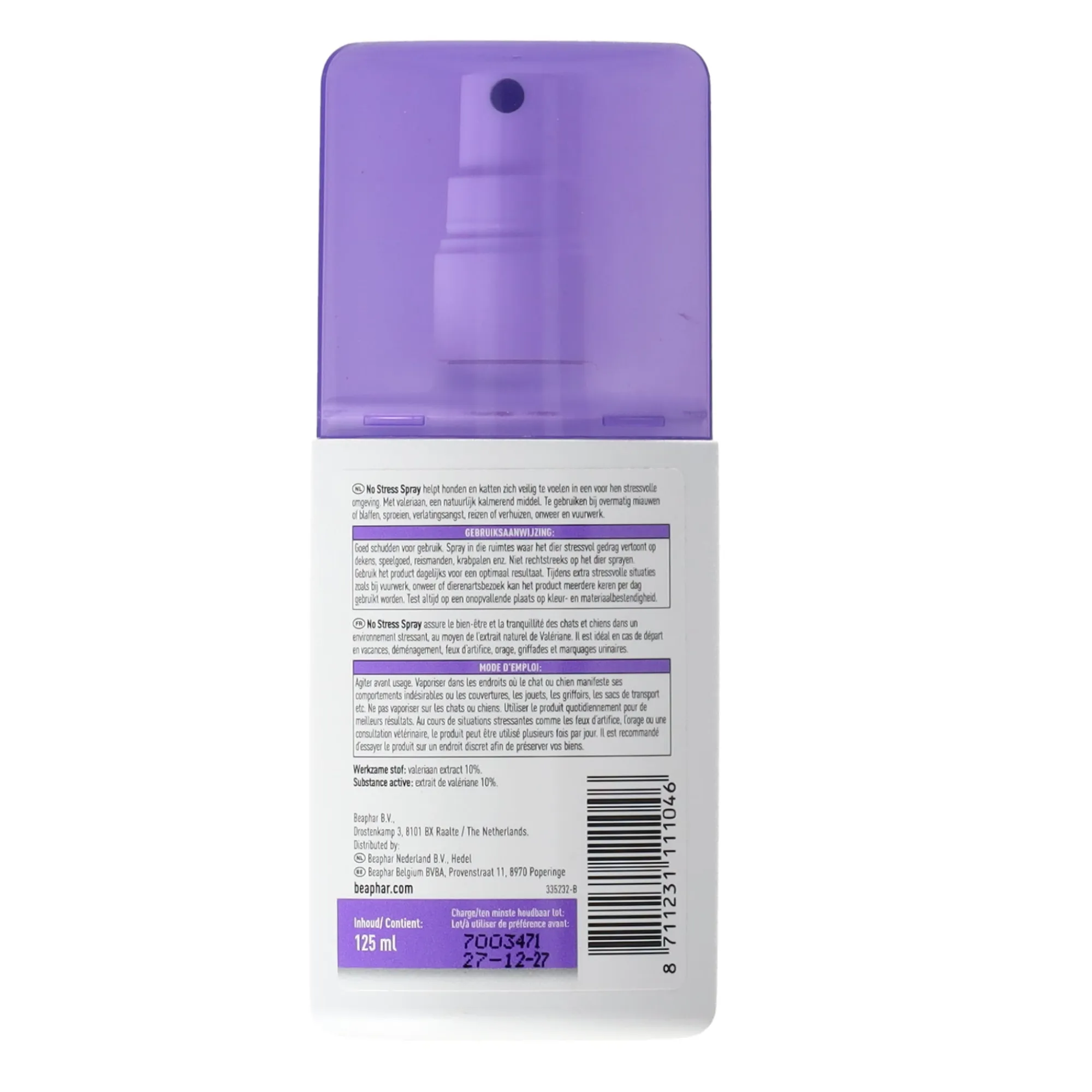 Beaphar Kattenverzorging>No stress spray 125 ml