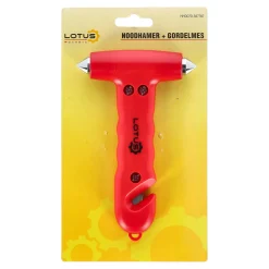 Lotus Autogereedschap|Autoaccessoires>Noodhamer met gordelmes