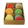 Natural Collections Koken & Tafelen>Onderzetter rond 10 cm fruit, 6 assorti