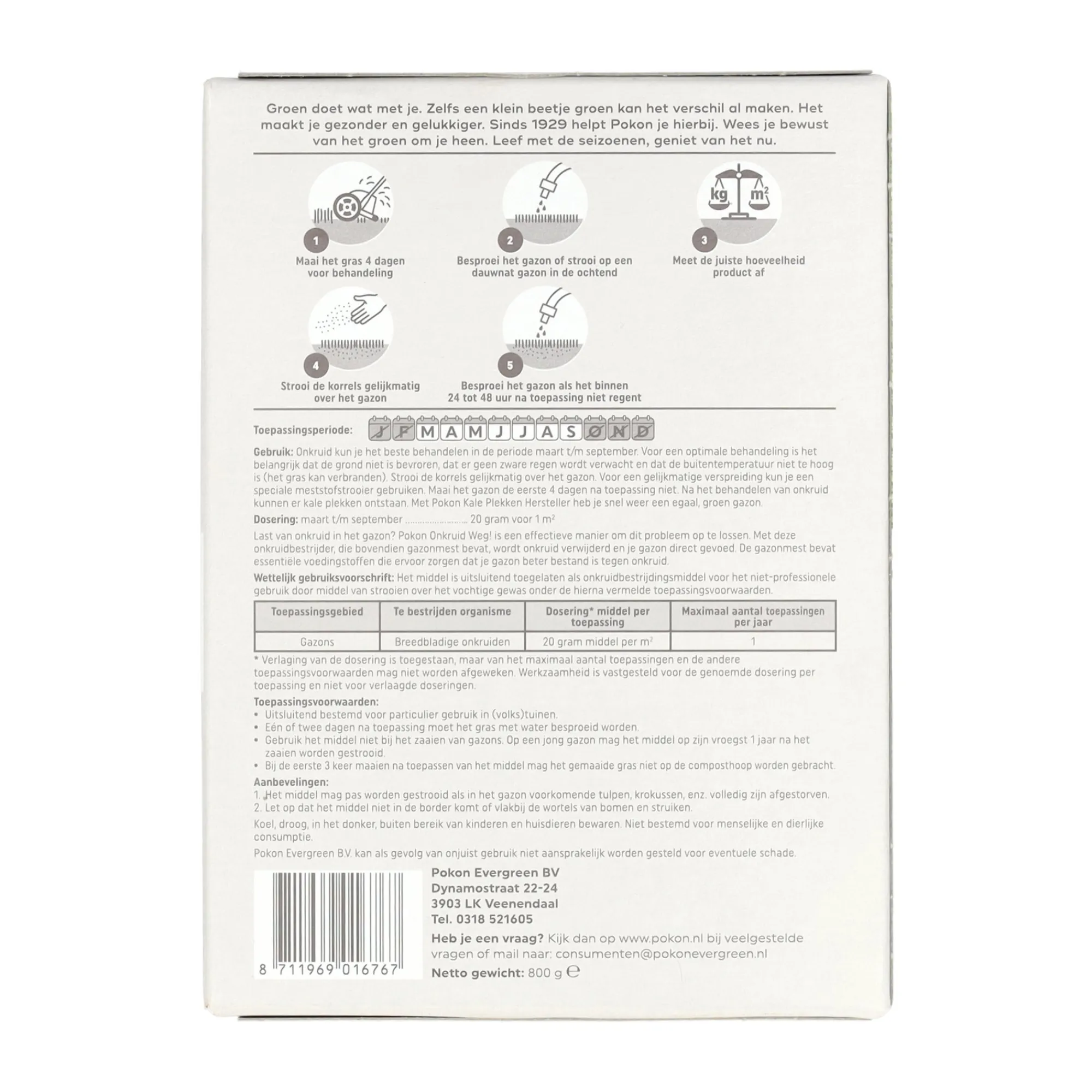 Pokon Handgereedschap>Onkruid weg 40M2