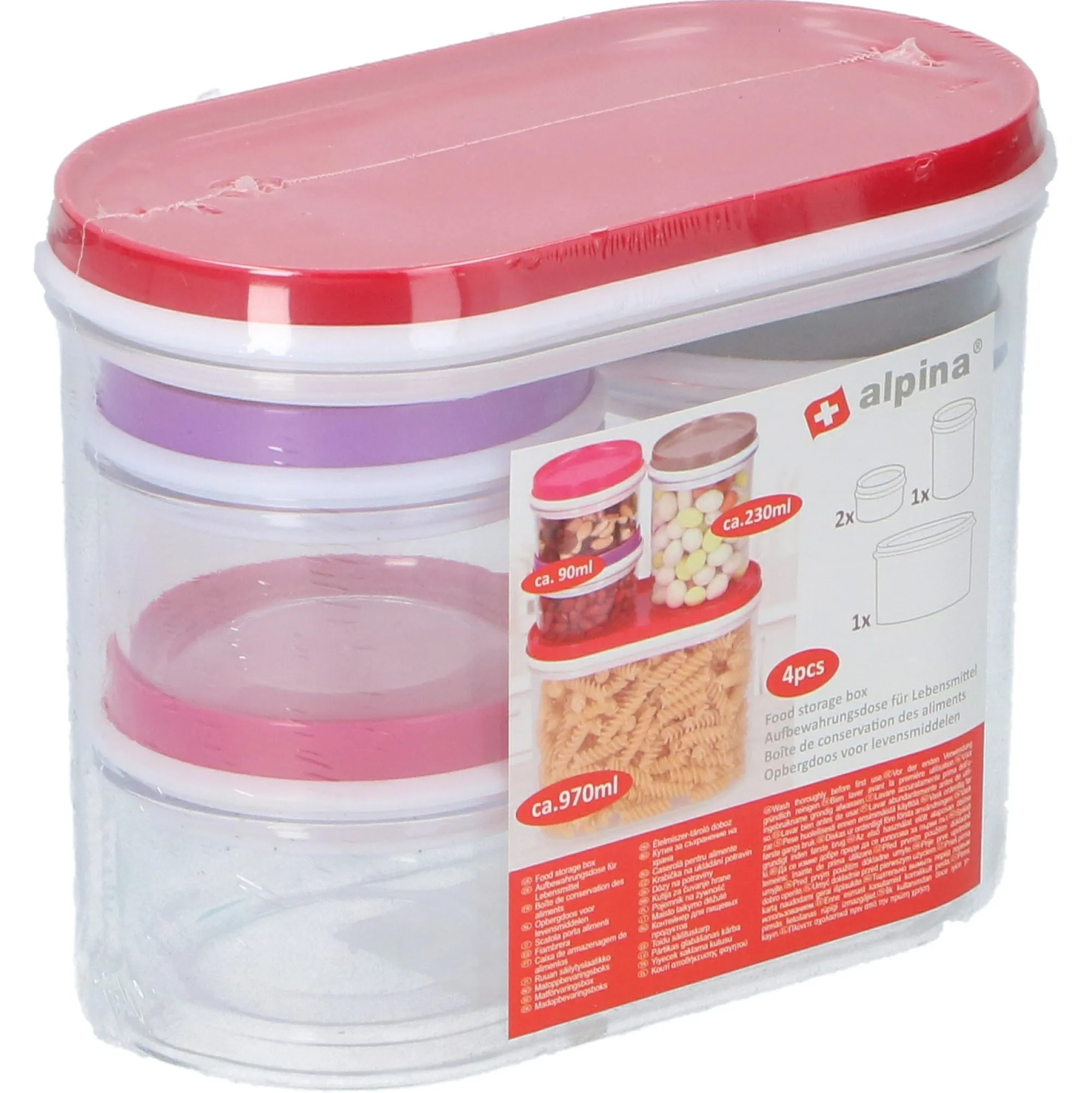 Alpina Opbergen>Opbergdoos 4st. PP